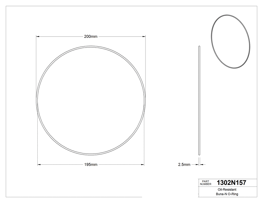 Technical drawing - 1302N157